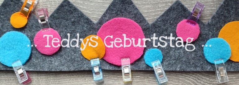 Geburtstagskrone für Teddybären