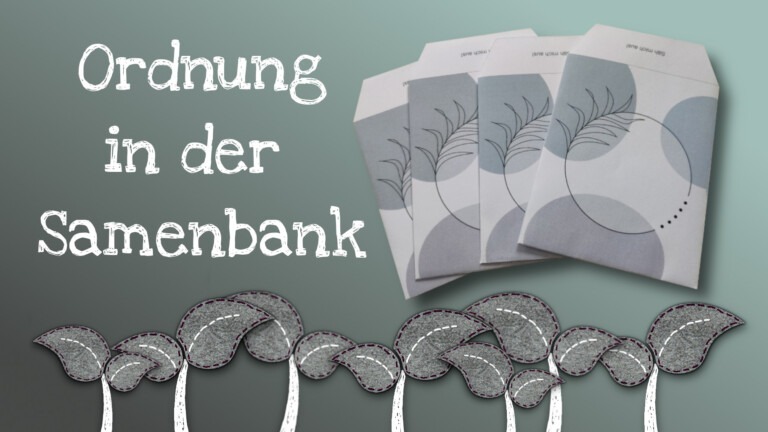 Die Gartensaison startet und ich habe wieder verschlafen Kleine Stiche Die Gartensaison startet und ich habe wieder verschlafen