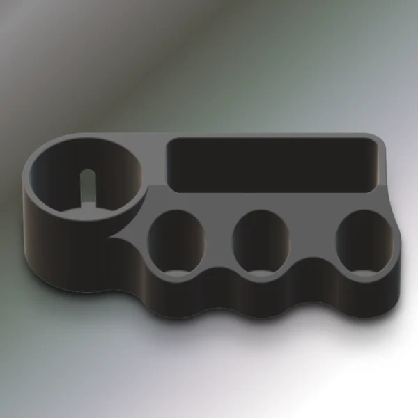 3D gedruckter Halter für den Zeitgard Pro in schwarz, lange Version