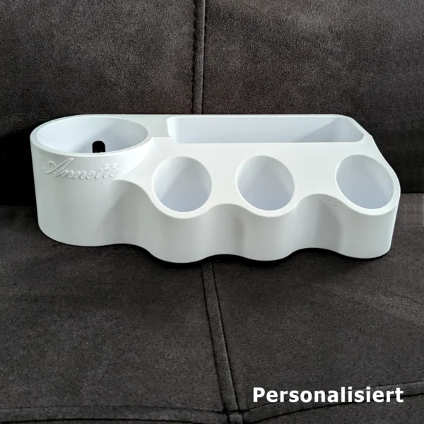 3D gedruckter Halter für den Zeitgard Pro in weiß, lange Version mit Personalisierung