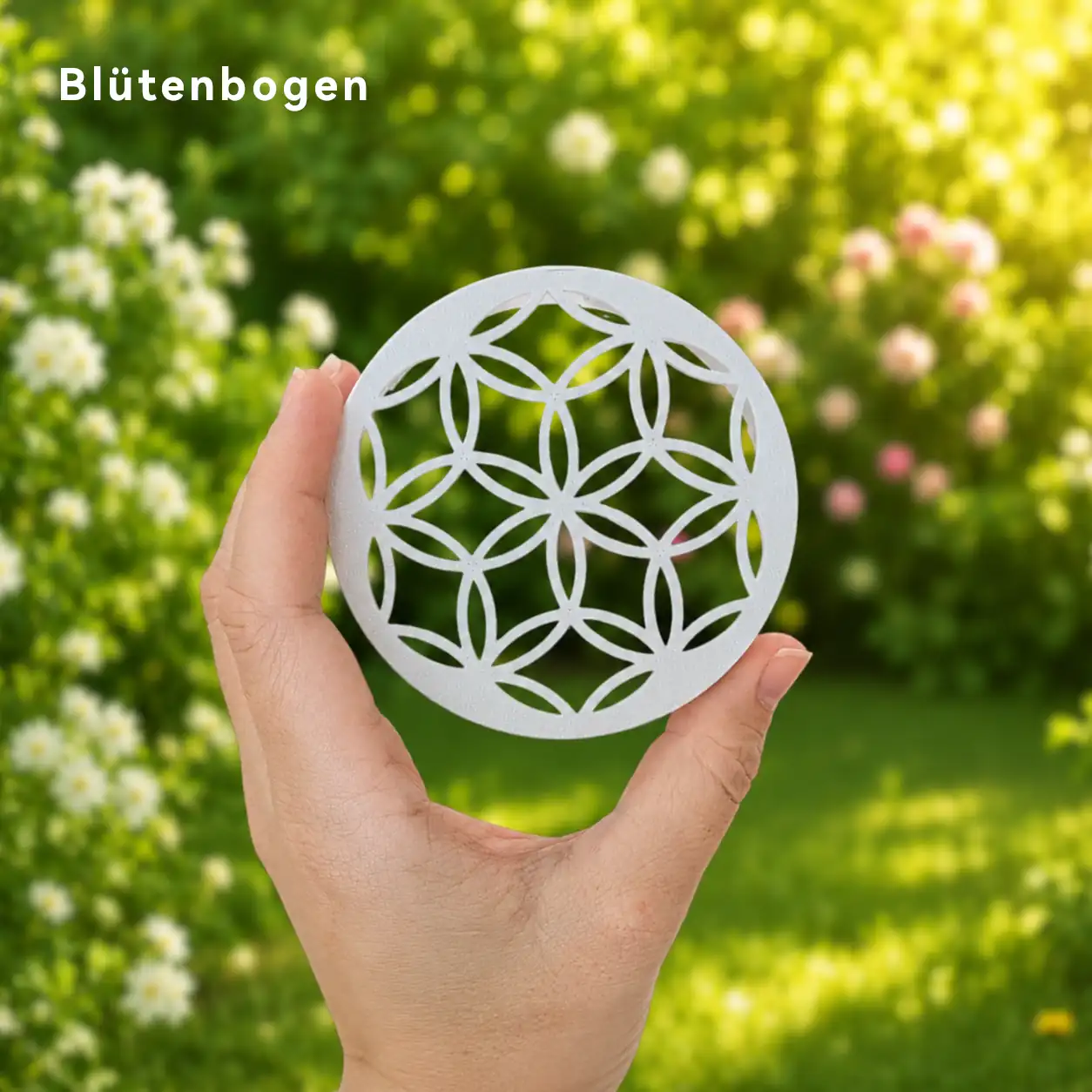 Blumenretter für das Glück Marmeladenglas Kleine Stiche Blumenretter Blütenbogen für das Glücksglas